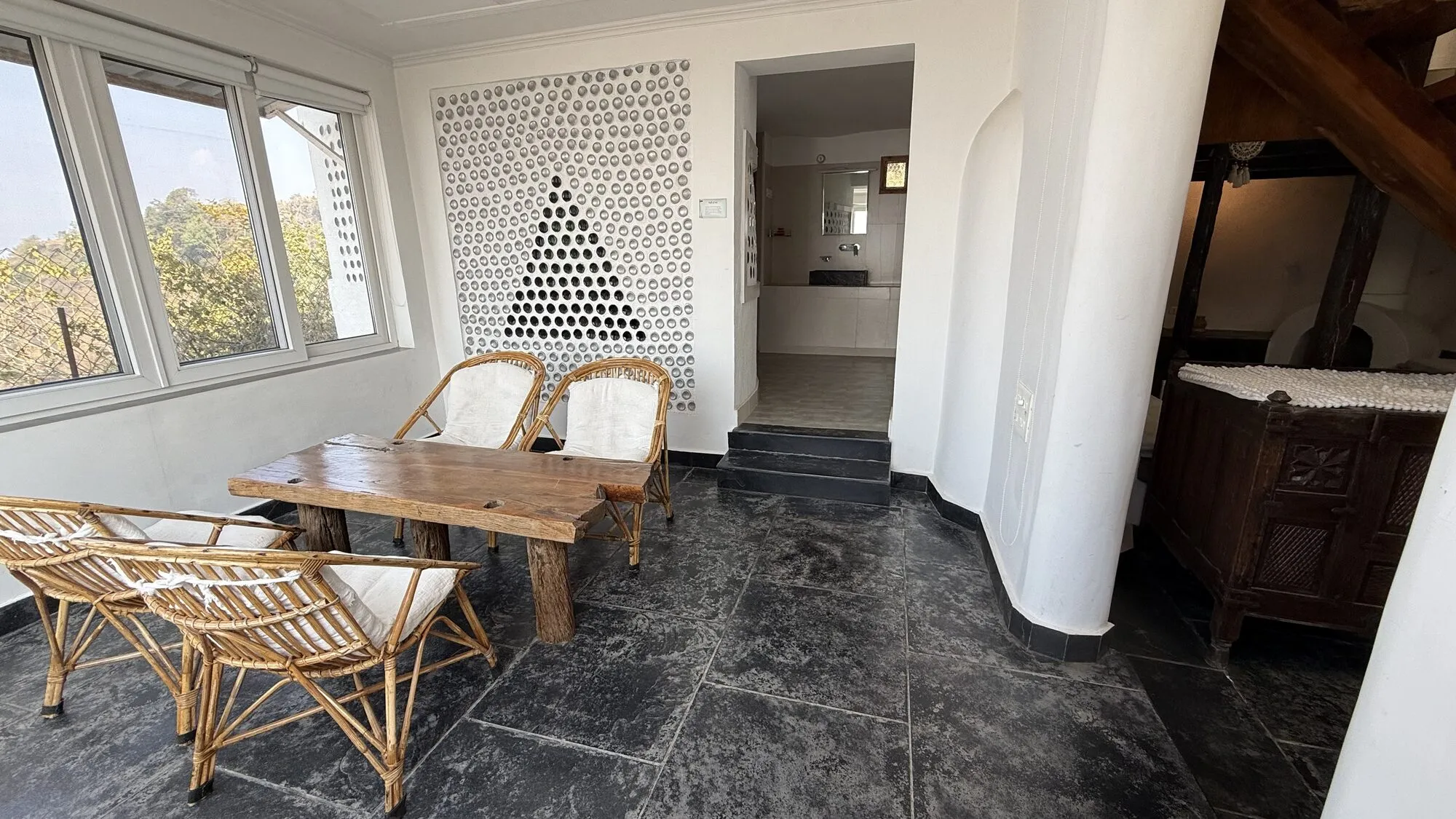 Outdoor relaxation area